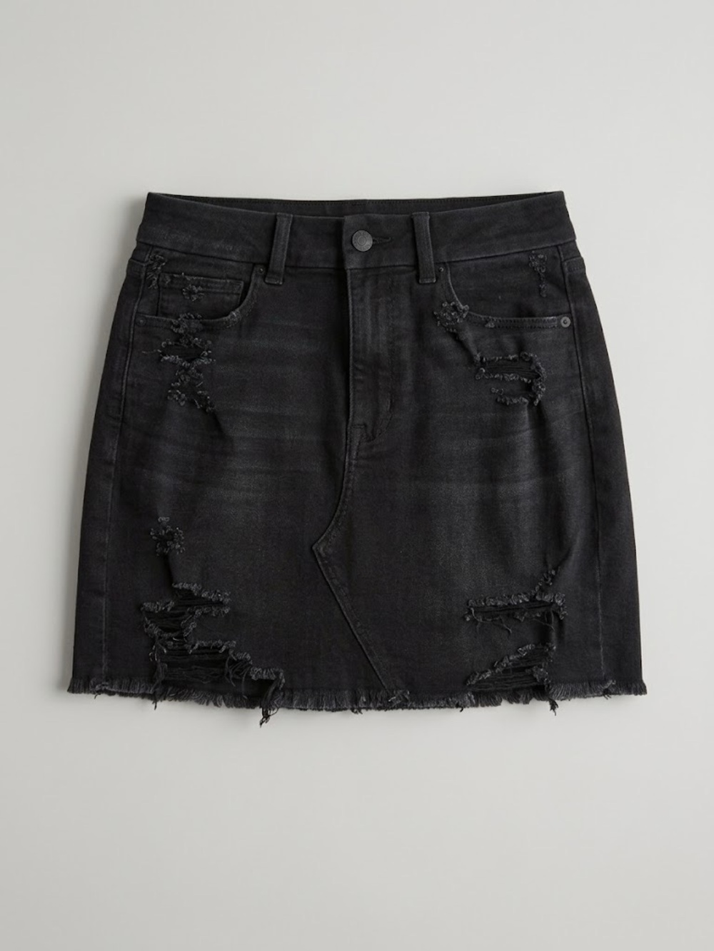 American Eagle Next Level Stretch Women’s Black Denim Skirt